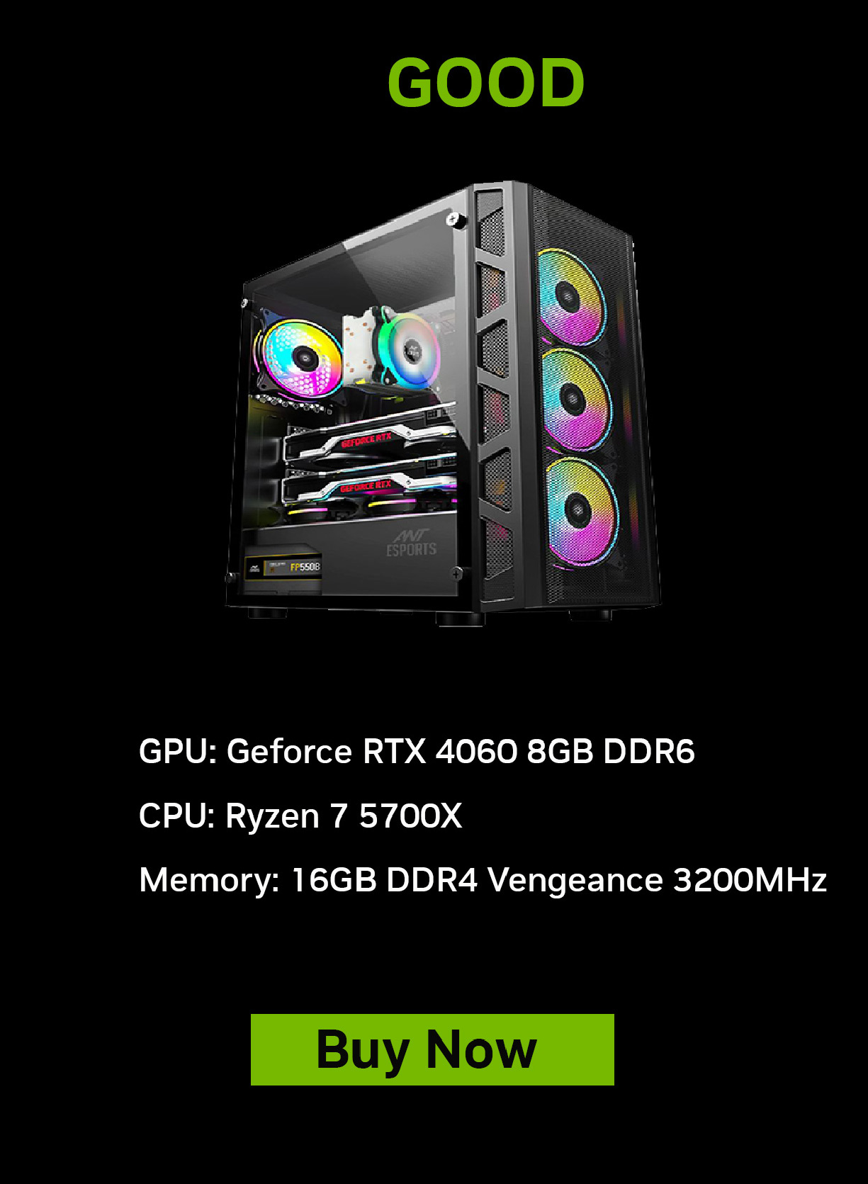 Nvidia RTX 4060 Pre-Build